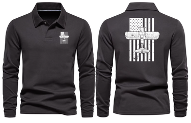 BOEING LONG SLEEVE POLO